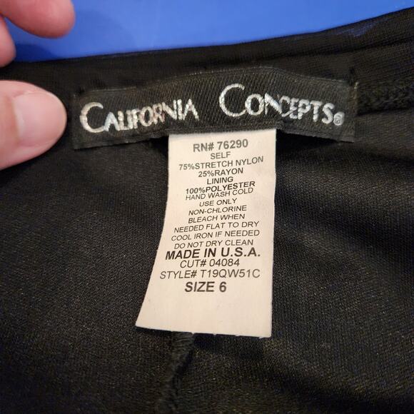 CALIFORNIA CONCEPTS VTG Black Pink Goth Whimsigoth Dark Fairycore Maxi Dress 6 - Picture 4 of 10